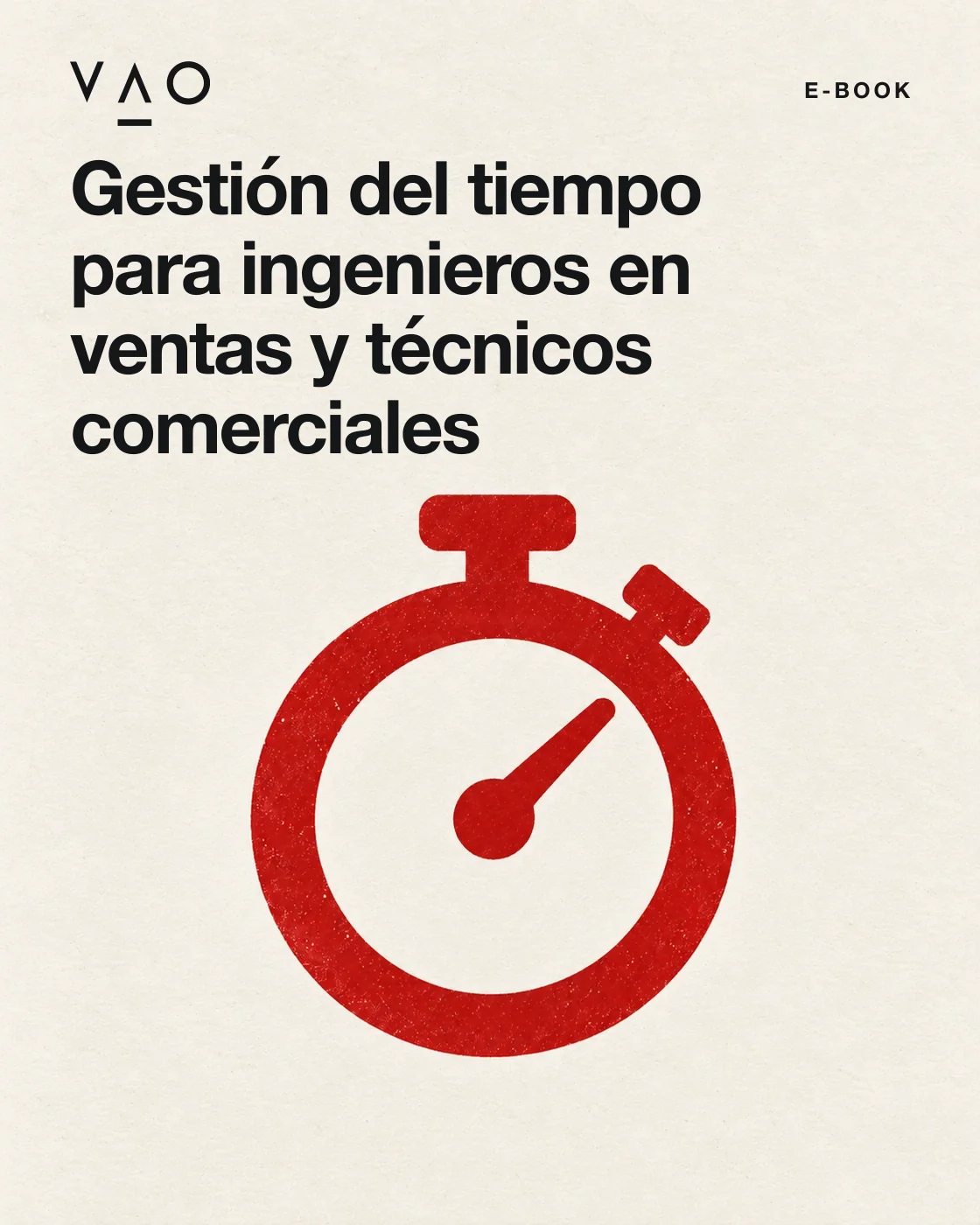 Portada: Gestión del tiempo para ingenieros en ventas y técnicos comerciales