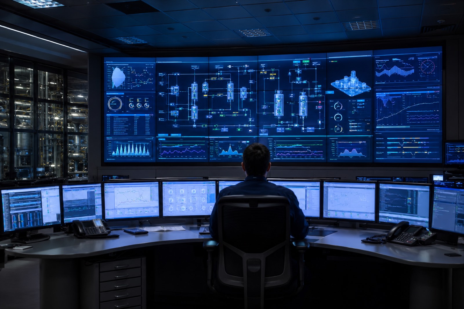 Arquitectura de control con PLC en un proyecto de automatización