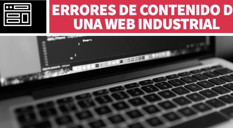 Contenido de una web industrial